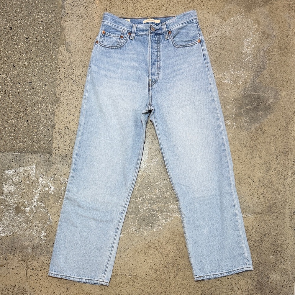Levi's Ribcage Straight Light Blue Women's Jeans Size 27